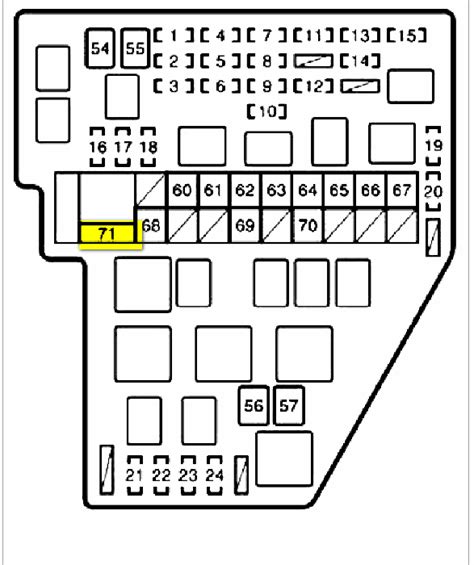 2004 toyota sienna le fuse diagram 