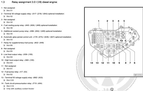 2004 vw touareg fuse box diagram 