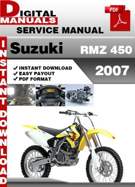 2005 2007 Suzuki Rmz 450 Service Repair Manual Download