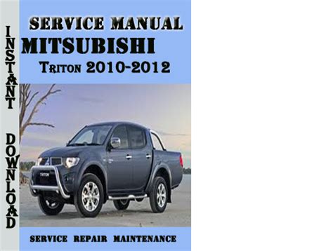 2005 2012 Mitsubishi Triton Service Repair Manual Download