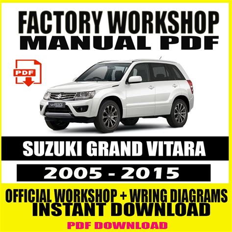 2005 2012 Suzuki Grand Vitara Service Repair Manual