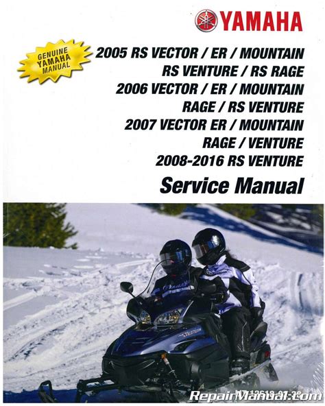 2005 2012 Yamaha Rs Rage Snowmobile Service Manual