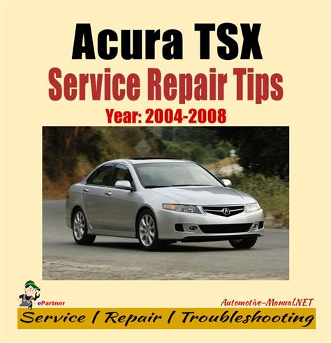 2005 Acura Tsx Service Repair Manual Software