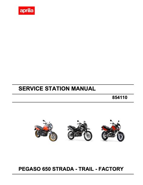 2005 Aprilia Pegaso 650 Factory Service Repair Manual