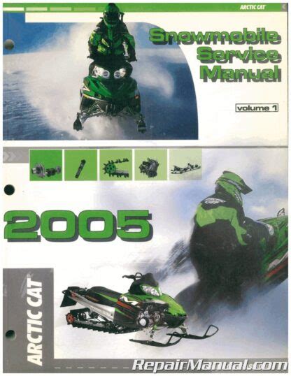 2005 Arctic Cat Snowmobile Service Repair Workshop Manual Download Volume 1 And Volume 2