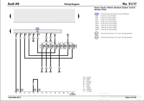 2005 Audi A8 Wiring Diagram