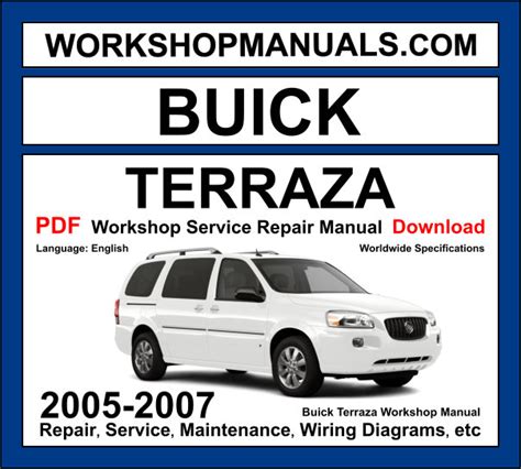 2005 Buick Terraza Cxl Owners Manual