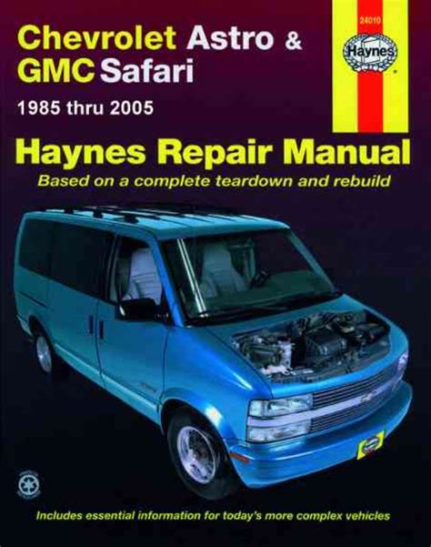 2005 Chevrolet Astro Service Repair Manual Software