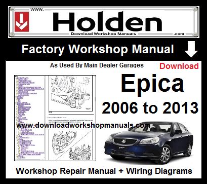 2005 Epica All Models Service And Repair Manual