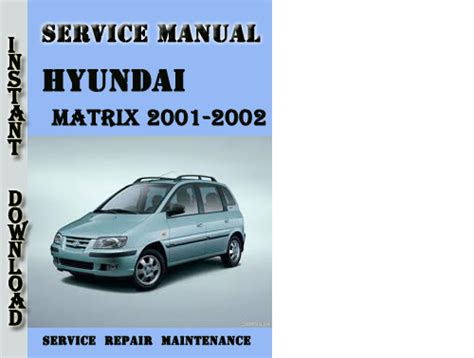 2005 Hyundai Matrix Manual Del Propietario Spanish Manual and Wiring Diagram