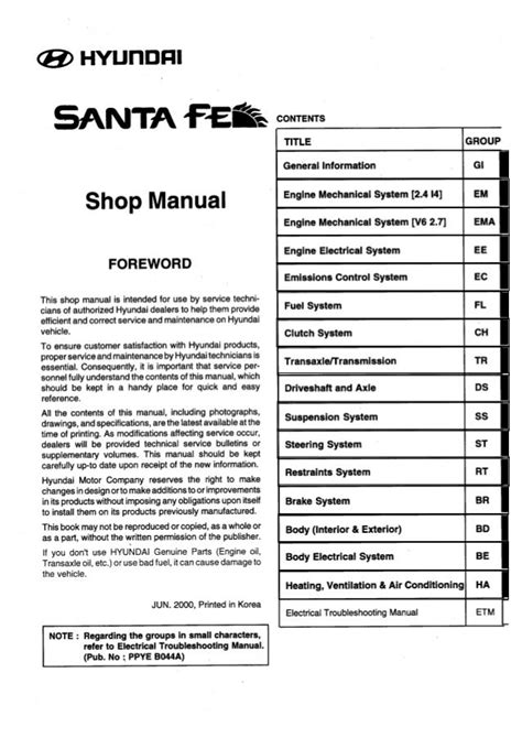 2005 Hyundai Santa FE Handleiding Dutch Manual and Wiring Diagram