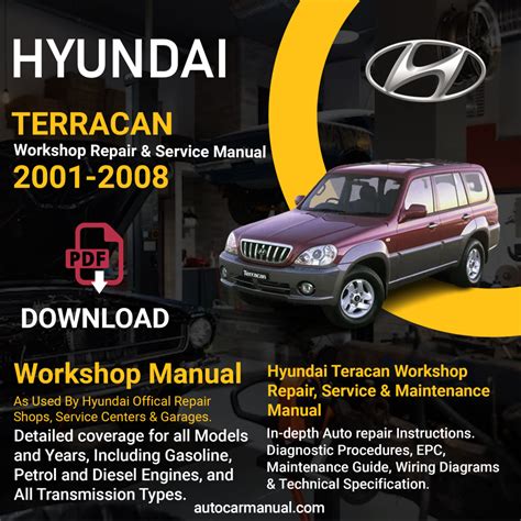 2005 Hyundai Terracan Service Repair Manual Download