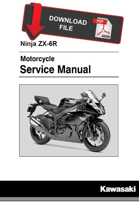 2005 Kawasaki Ninja Zx6r Service Manual Instant Download 05