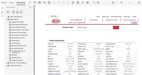 2005 Kia Spectra Oem Service Repair Manual Download