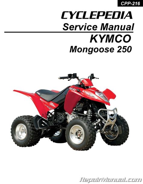 2005 Kymco Maxxer Mongoose 300 250 Atv Workshop Service Repair Manual Download