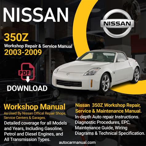 2005 Nissan 350z R Workshop Service Repair Manual 9733