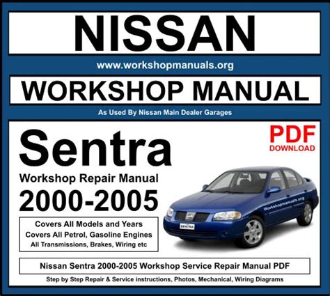 2005 Nissan Sentra Official Workshop Repair Service Manual