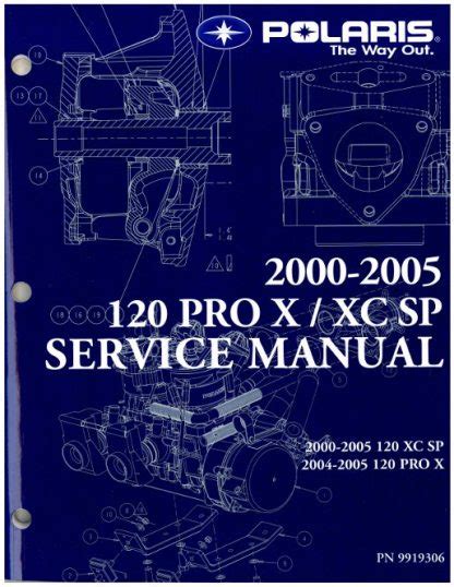 2005 Polaris 120 Pro X Snowmobile Service Repair Workshop Manual Download