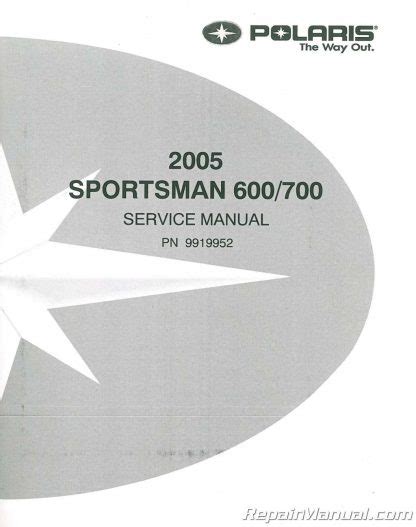 2005 Polaris Sportsman 600 Parts Manual