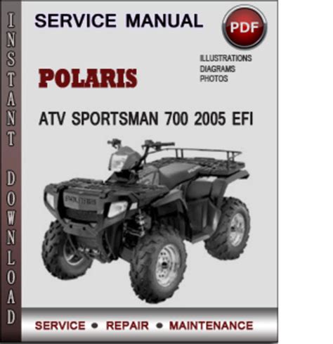 2005 Polaris Sportsman 700 Efi Owners Manual