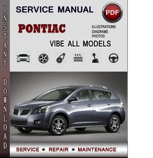 2005 Pontiac Vibe Service Repair Manual Software