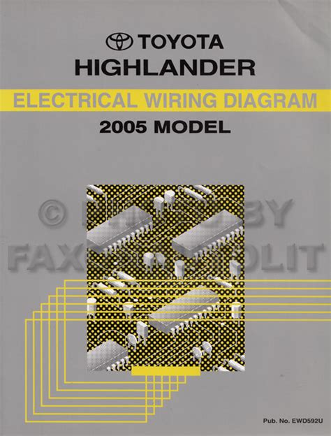 2005 Toyota Highlander Manual and Wiring Diagram