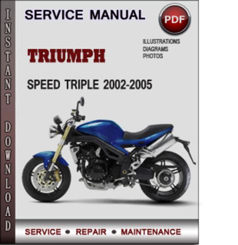 2005 Triumph Speed Triple Factory Service Repair Manual