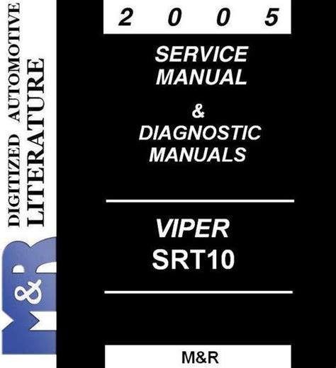 2005 Viper Dodge Convertible Service Diagnostic Manual