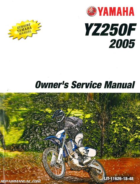 2005 Yamaha Yz250 Mortorcycle Repair Manual