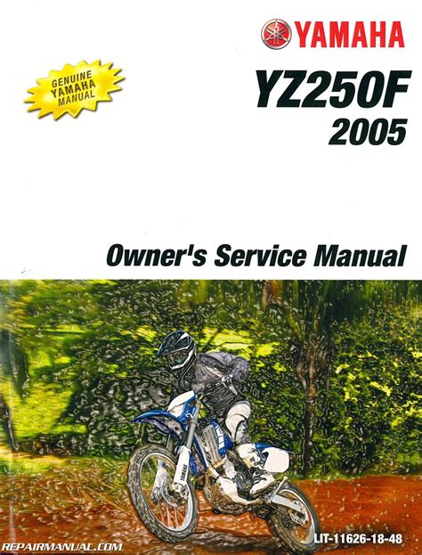 2005 Yamaha Yz250f T Service Repair Manual Download