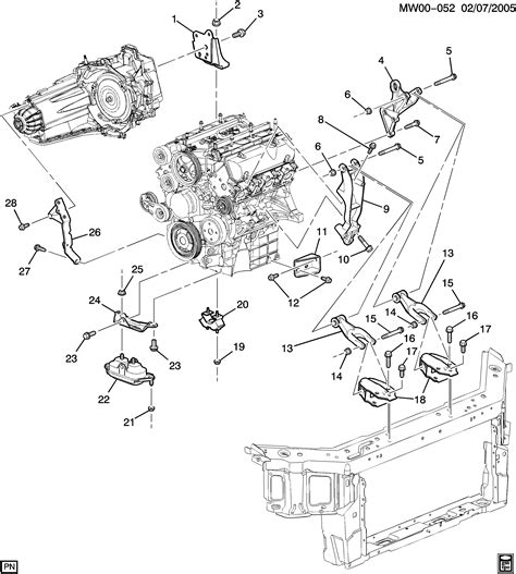 2005 chevy monte carlo engine diagram 