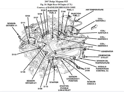 2005 dodge magnum engine diagram 