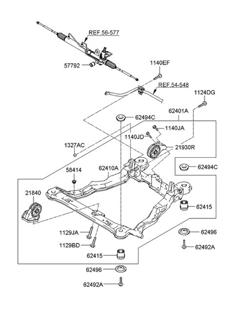 2005 hyundai santa fe underbody diagram 