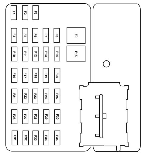 2005 mazda tribute fuse box diagram 