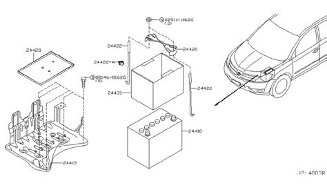 2005 nissan murano engine diagram battery 