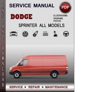 2006 2007 2008 Dodge Sprinter Va Factory Service Manual