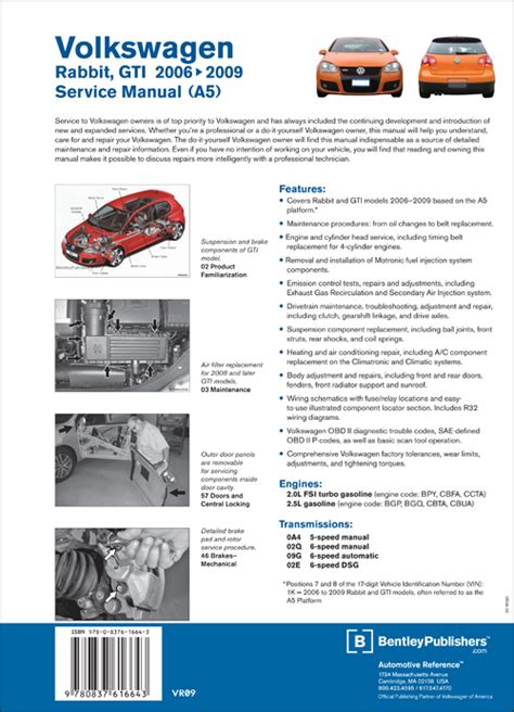 2006 2008 Vw Rabbit Workshop Service Repair Manual