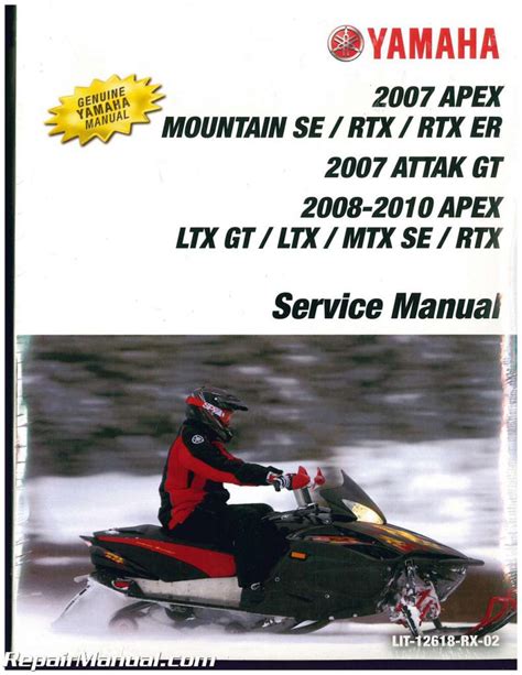 2006 2008 Yamaha Apex Attak Rx10 Snowmobile Service Repair Workshop Manual Download 2006 2007 2008