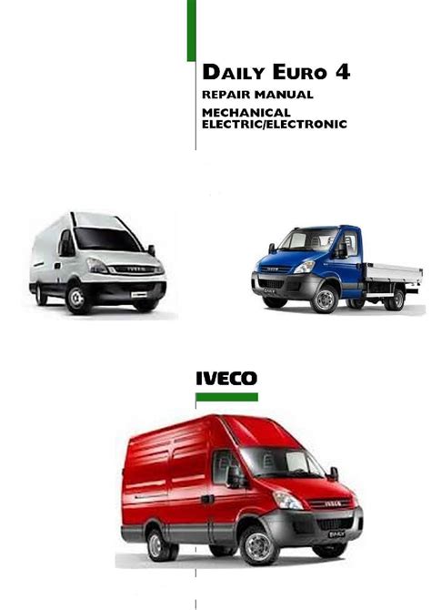 2006 2009 Iveco Daily Euro 4 Workshop Repair Service Manual