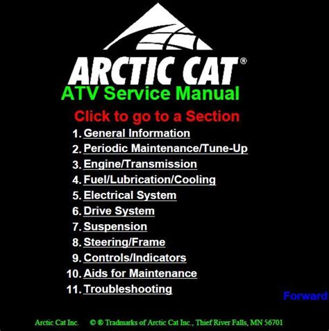 2006 Arctic Cat Dvx 250 Utility 250 Service Repair Manual Download Pdf Preview