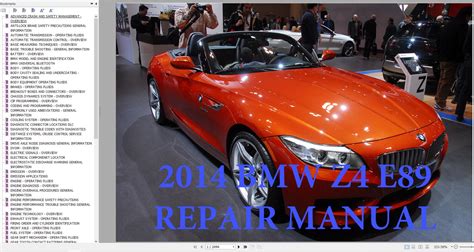 2006 Bmw Z4 Service Repair Manual Software