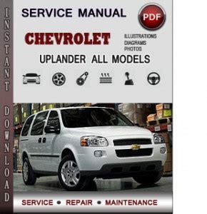 2006 Chevrolet Uplander Service Repair Manual Software