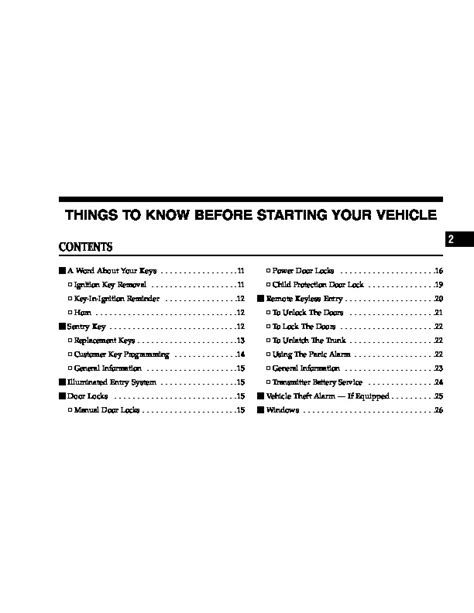 2006 Chrysler 300 Touring Owners Manual