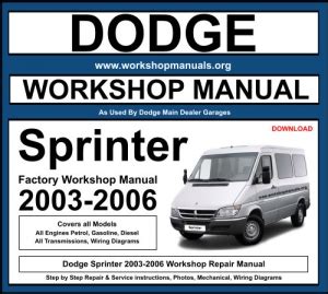 2006 Dodge Sprinter Service Repair Manual Download