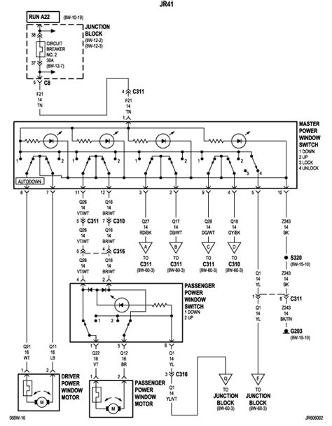 2006 Dodge Stratus Power Window Wiring Diagram