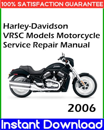 2006 Harley Davidson Vrsc V Rod Motorcycle Repair Manual