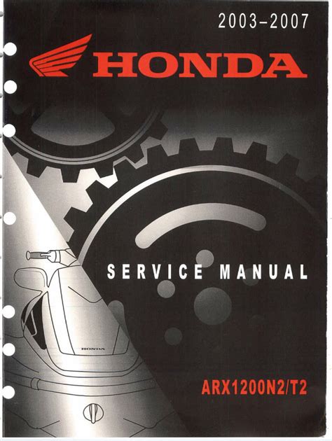 2006 Honda Aquatrax R12x Service Manual Bittorrent