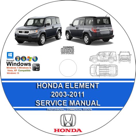 2006 Honda Element Service Repair Manual Software