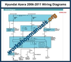 2006 Hyundai Azera Betriebsanleitung German Manual and Wiring Diagram