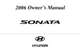 2006 Hyundai Sonata Manual DO Proprietario Portuguese Manual and Wiring Diagram